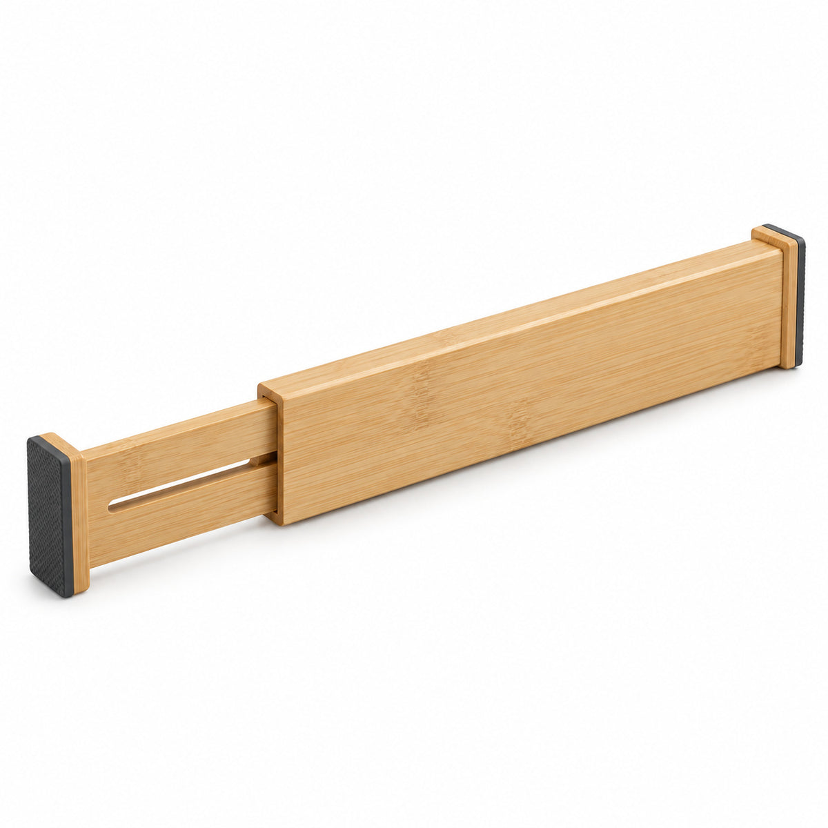 Verstelbare houtkleurige ladeverdeler, 32–48 cm