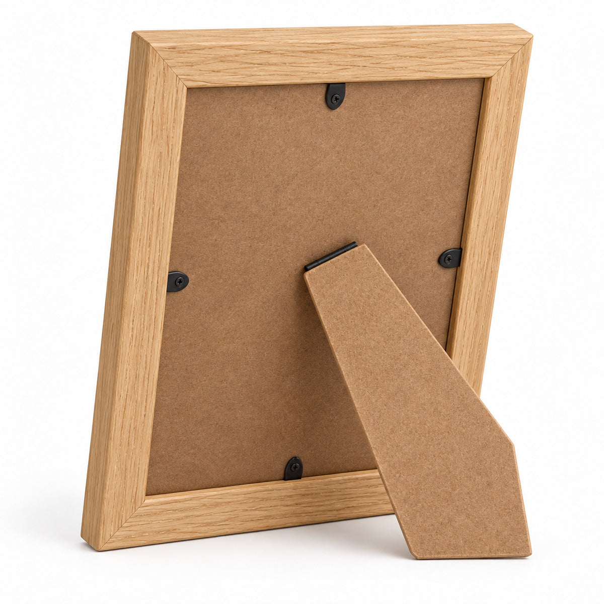 Houtkleurige staande fotolijst voor foto's van 10 × 15 cm